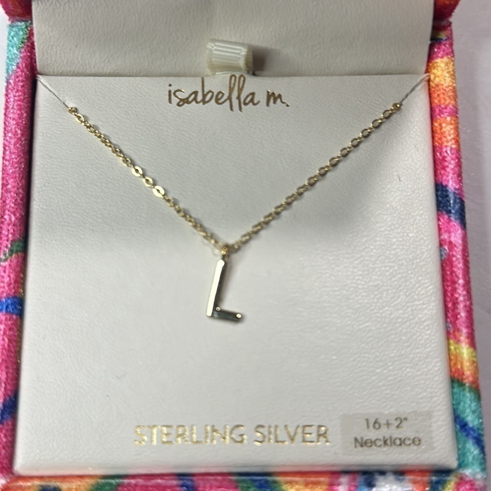 isabella m. L Necklace NIB